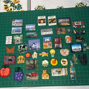 Vintage Travel Assorted Refrigerator Magnet Lot Canada Funny Graphics